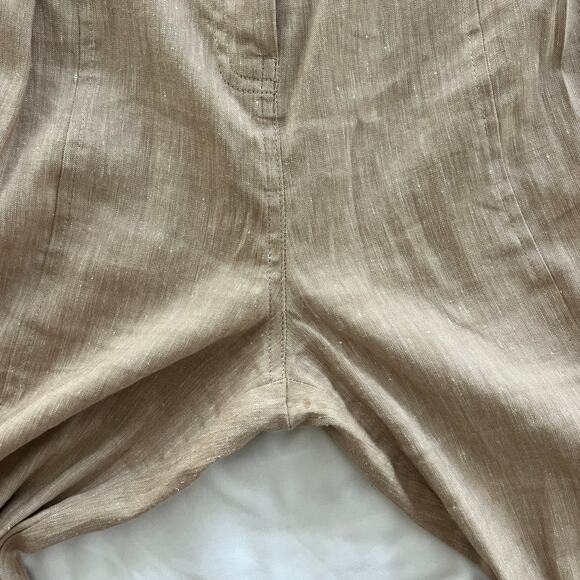 REISS Womens Cargo Style Linen Blend Trousers Size 10 - Picture 6 of 13